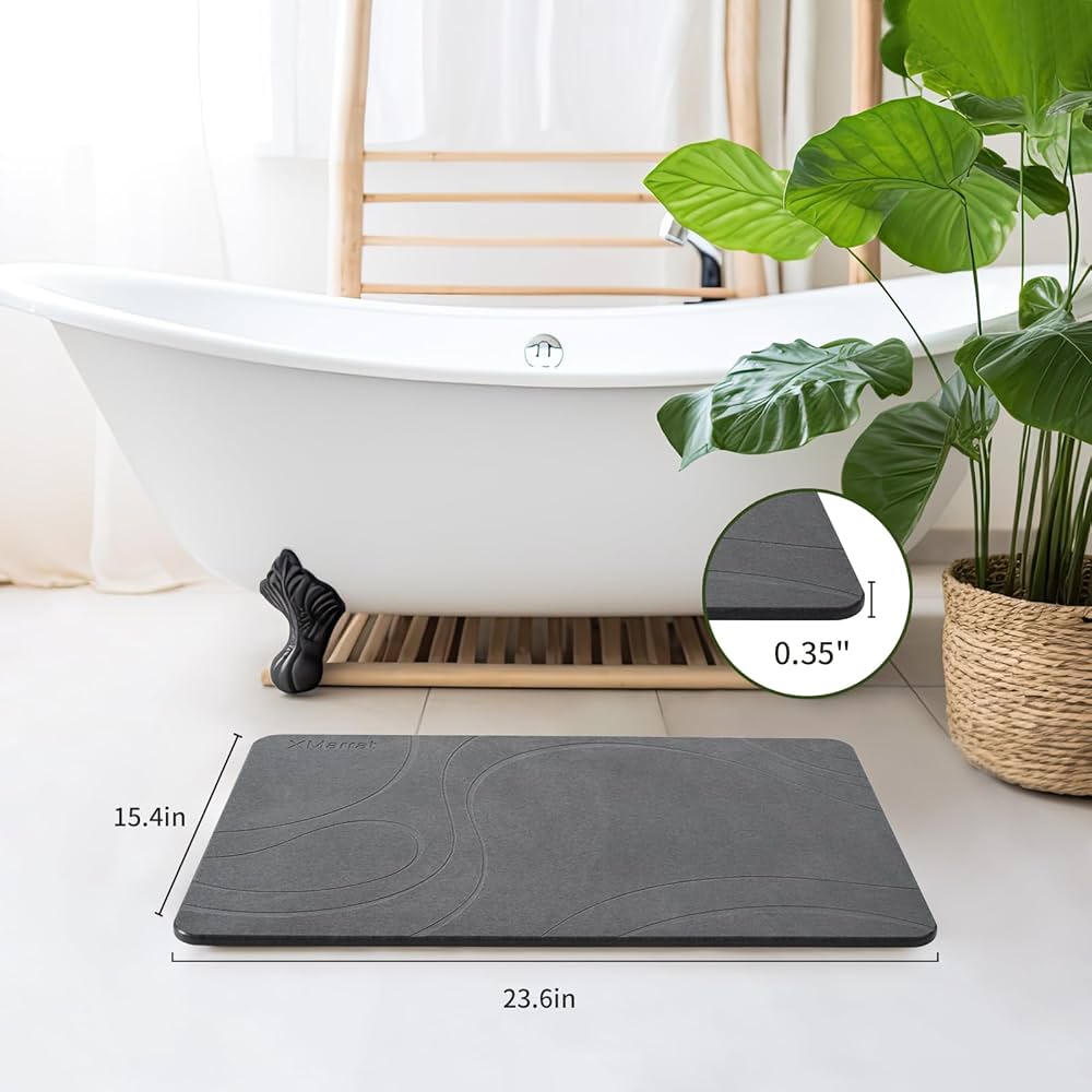 【新品・未使用】Smart Bath Mat Amazon.com: Smart Fendee Premium Teak Shower Mat, 23.2